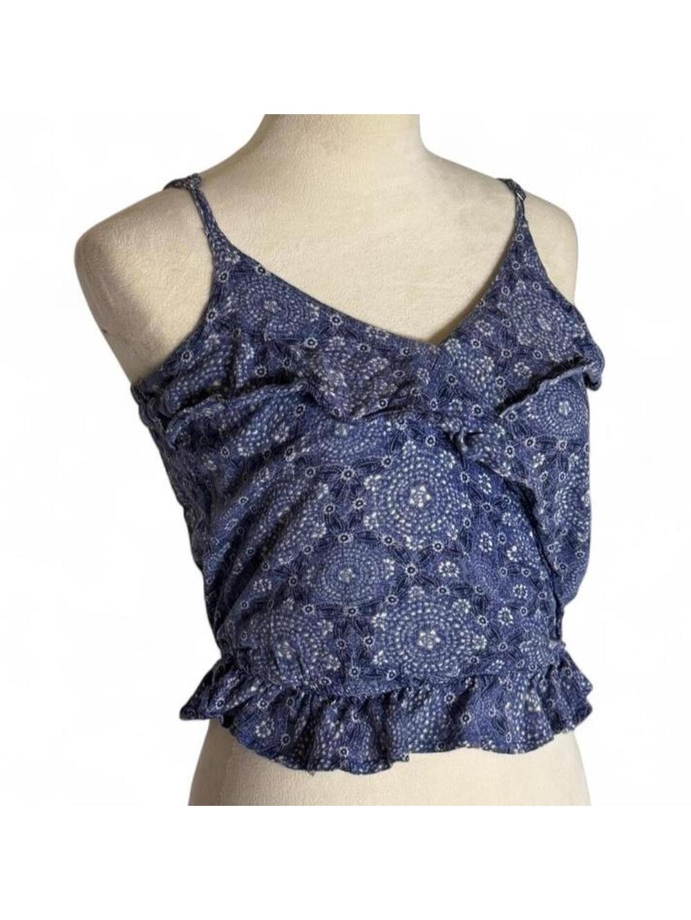 y2k vintage Hollister blue tank top